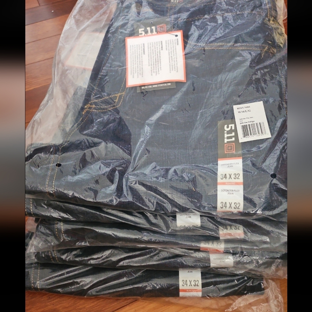 LOT 6 pairs of 5.11 Tactical Men's Jeans